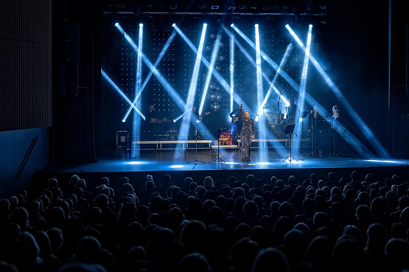 Lina Rastokaitė bei Jokūbas Bareikis surengė išskirtinį koncertą / Liusjeno Kulbio nuotr.