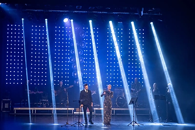 Lina Rastokaitė bei Jokūbas Bareikis surengė išskirtinį koncertą / Liusjeno Kulbio nuotr.