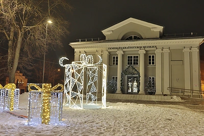 Ukmergės kalėdų eglės įžiebimas / Dainiaus Vyto nuotr.