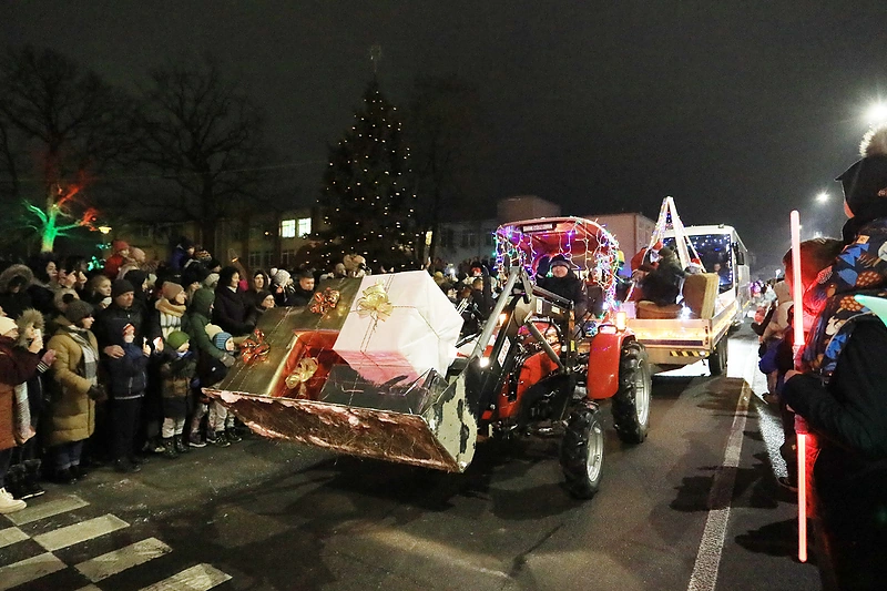 Ukmergės kalėdų eglės įžiebimas / Dainiaus Vyto nuotr.