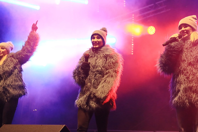 Ukmergės kalėdų eglės įžiebimas / Dainiaus Vyto nuotr.