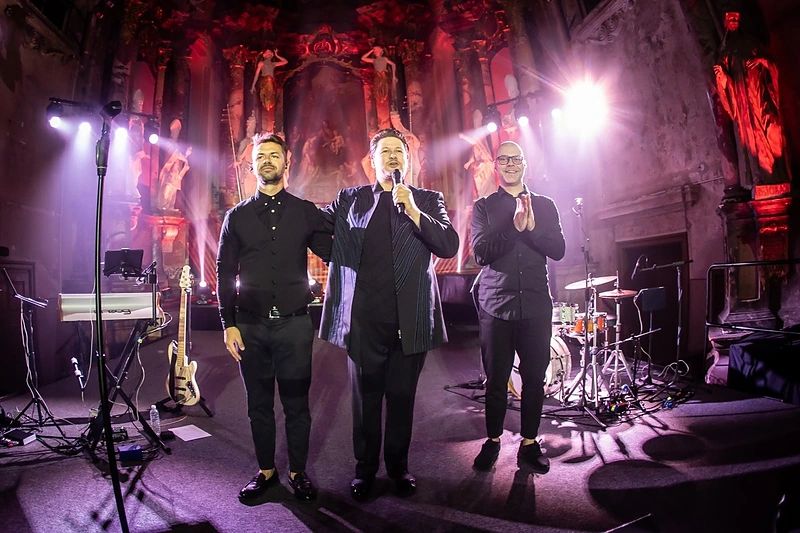 Merūno Vitulskio koncertas Šv. Kotrynos bažnyčioje / Martyno Vitėno nuotr.