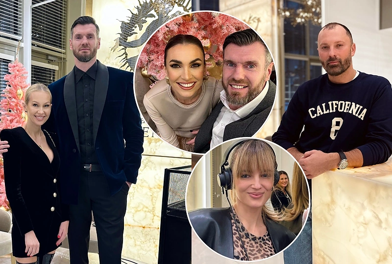 D.Lavrinovičius su žmona Edita, K.Lavrinovičiaus žmona Tatjana, Simona Burbaite, Mantas Petruškevičius / Greta Talat-Kelpšaitė nuotr.