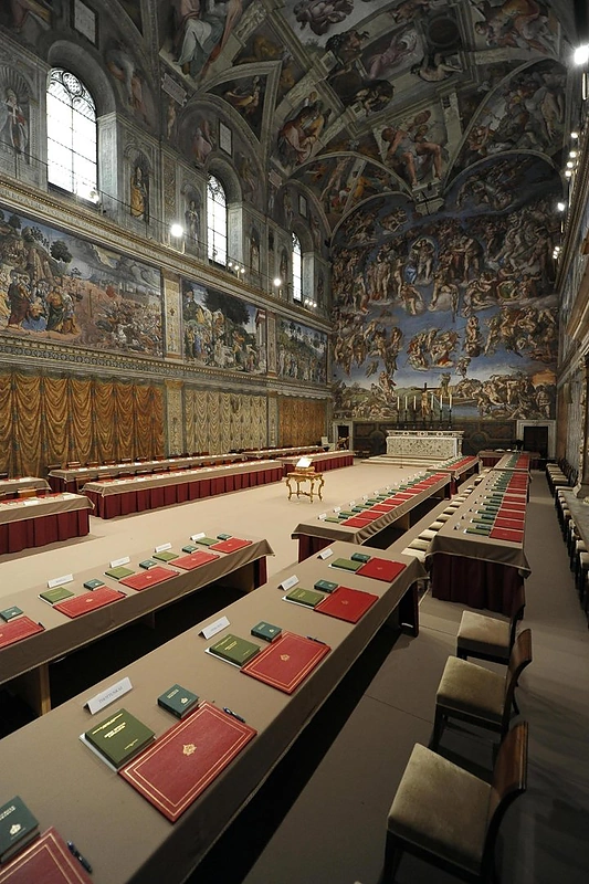 Taip Siksto koplyčia atrodo konklavos metu / Vida Press nuotr.