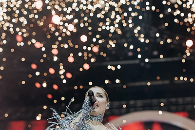 Kauną sudrebino pirmasis Jessicos Shy turo „Pasaka“ koncertas / Luko Grušecko, Evelinos Sabaliauskaitės nuotr.