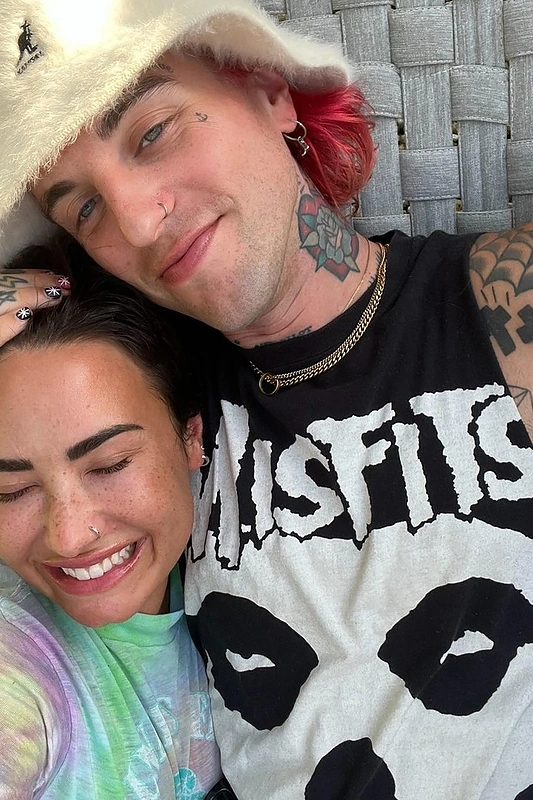 Demi Lovato and Jordanas Lutesas / Socialinių tinklų nuotr.