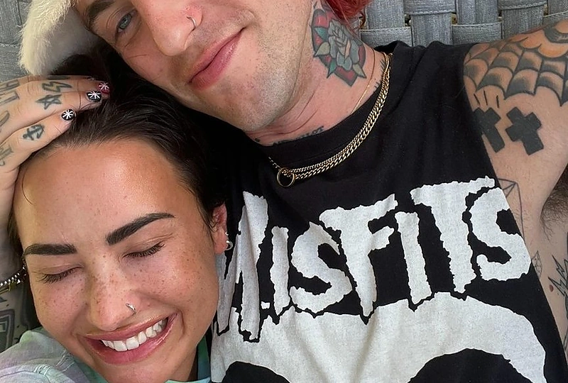 Demi Lovato and Jordanas Lutesas / Socialinių tinklų nuotr.