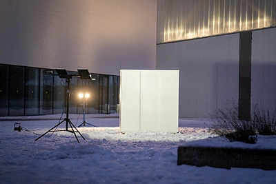 Performansas Panevėžyje / D.Urbono nuotr.