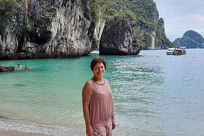 Birutė Vėsaitė Tailande / Socialinių tinklų nuotr.