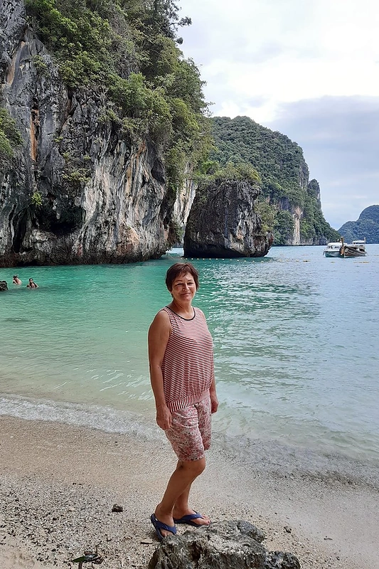 Birutė Vėsaitė Tailande / Socialinių tinklų nuotr.