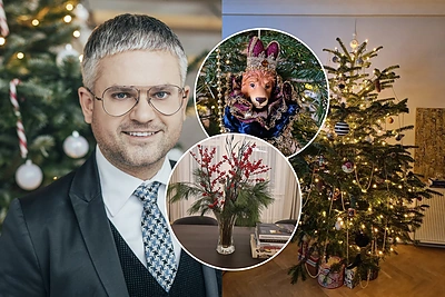E.Žičkus parodė Kalėdoms išpuoštus namus: žinomos bičiulės dovanota eglė ir jokių didelių išlaidų