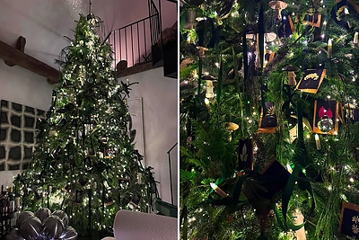 Alfo Ivanausko Kalėdų eglė / Asmeninio albumo nuotr.