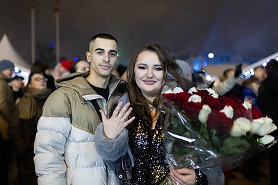 Vilnius sutinka 2024-uosius metus / Lukas Balandis / BNS nuotr.