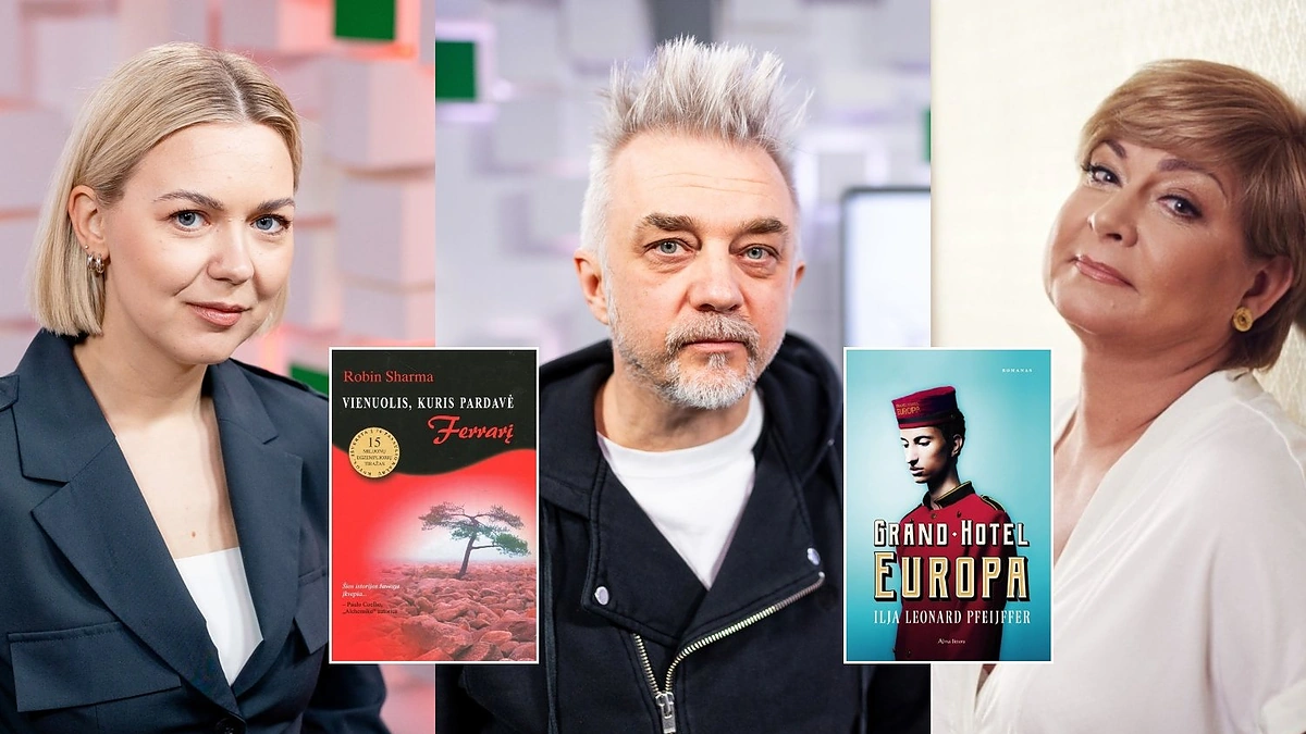 Monika Linkytė, Andrius Mamontovas, Edita Mildažytė, knygų rekomendacijos / BNS ir stopkadro nuotr.