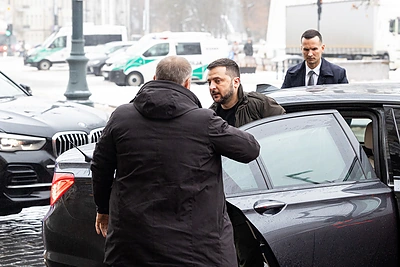 Volodymyras Zelenskis / Pauliaus Peleckio / BNS nuotr.