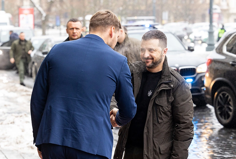 Volodymyras Zelenskis / Pauliaus Peleckio / BNS nuotr.