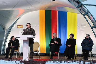 Volodymyras Zelenskis / Pauliaus Peleckio / BNS nuotr.