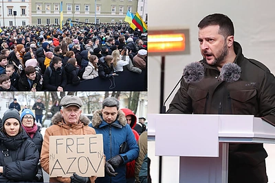 Vilniuje – jausminga V.Zelenskio kalba: į susirinkusiuosius kreipėsi lietuviškai