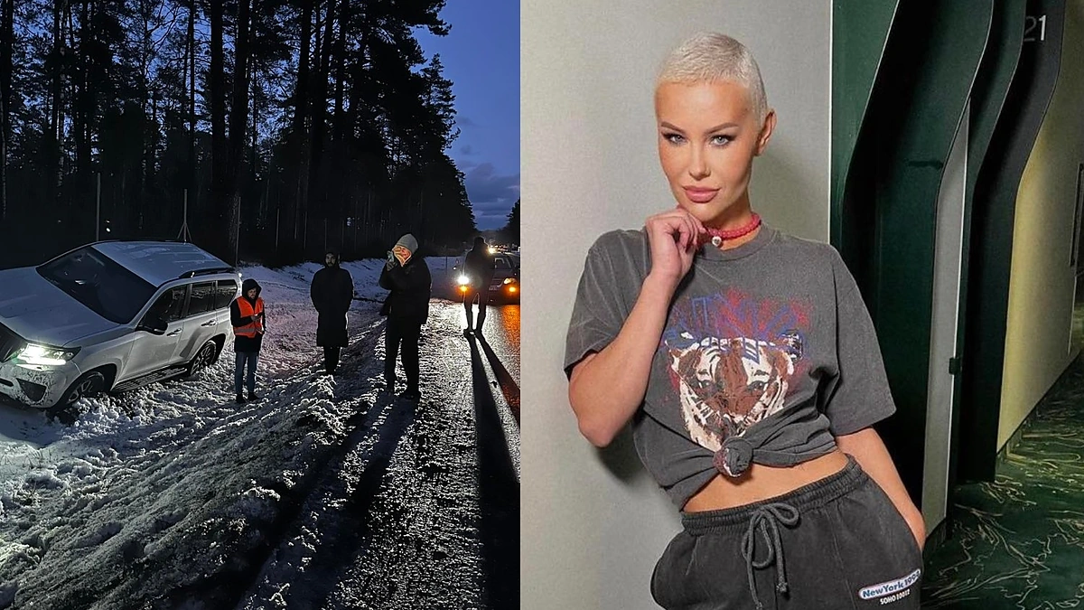 Indrė Burlinskaitė-Vaisieta pateko į avariją / Asmeninio albumo nuotr.