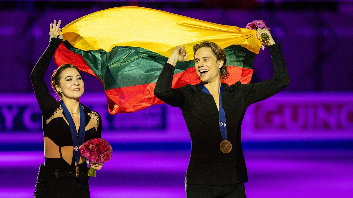 Allison Reed ir Saulius Ambrulevičius / Teodoro Biliūno / BNS nuotr.