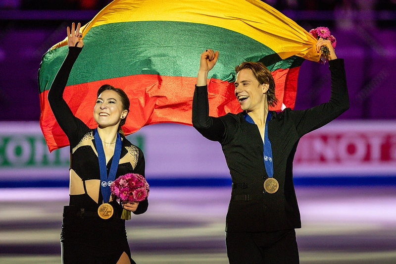 Allison Reed ir Saulius Ambrulevičius / Teodoro Biliūno / BNS nuotr.