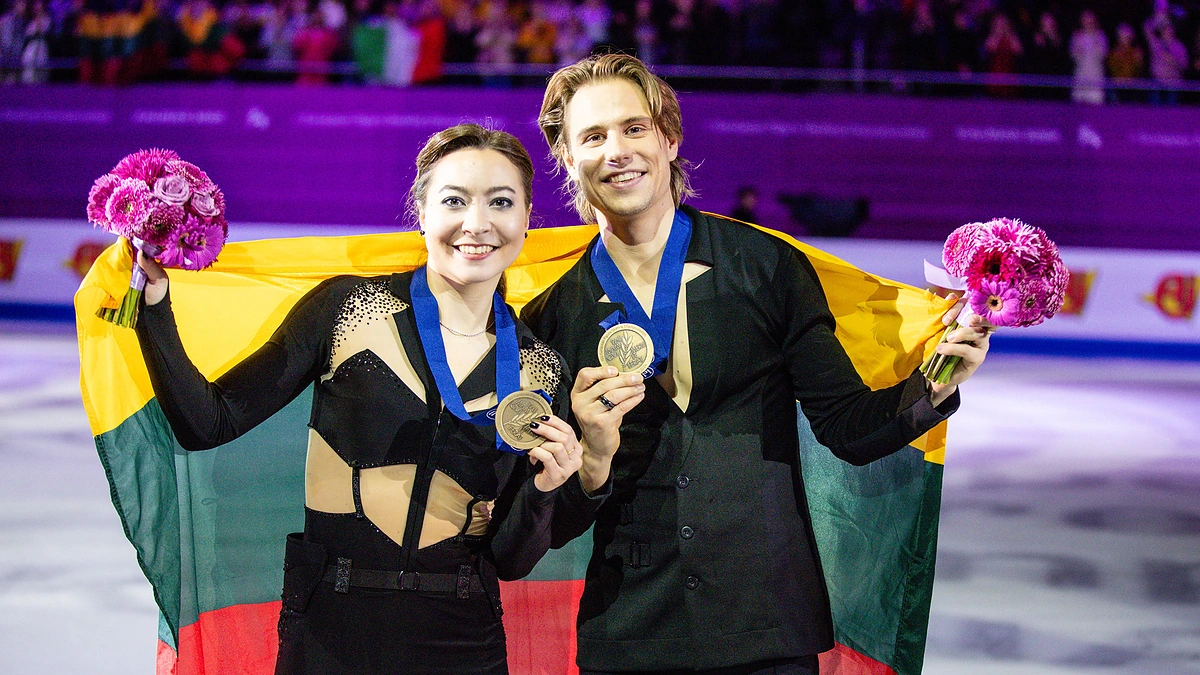 Allison Reed ir Saulius Ambrulevičius / Teodoro Biliūno / BNS nuotr.