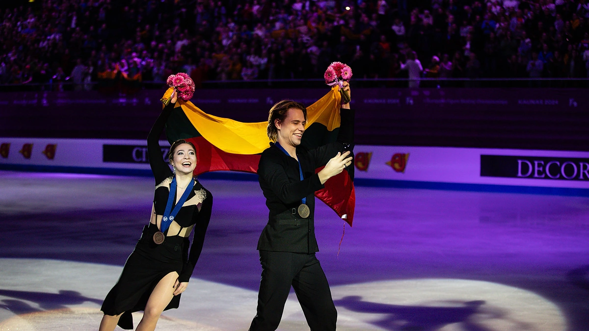 Allison Reed ir Saulius Ambrulevičius / Teodoro Biliūno / BNS nuotr.