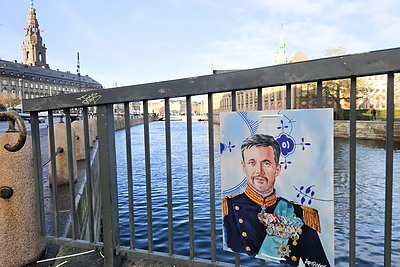 Karaliaus Frederiko X portretas / Vida Press nuotr.