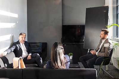 Ervinas Kvitkauskas, Vytautas Jasutis, Justina Fabijonavičienė / Lukas Balandis / BNS nuotr.