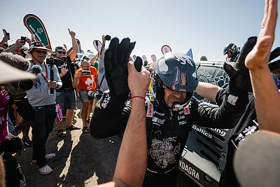 Benediktas Vanagas Dakaro ralio finiše / Andriaus Lauciaus nuotr.