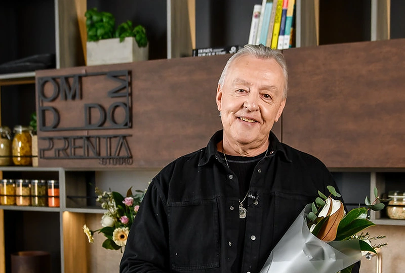 Saulius Siparis televizijos laidoje „Virtuvės istorijos“ / Tomo Petrovskio nuotr.