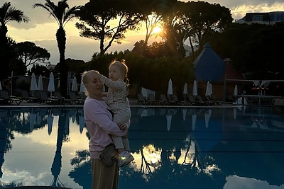 Elenos Puidokaitės-Bruzgulienės atostogos su vaikais / Asmeninio albumo nuotr.