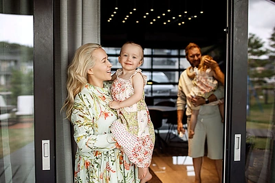 Elenos Puidokaitės-Bruzgulienės atostogos su vaikais / Asmeninio albumo nuotr.