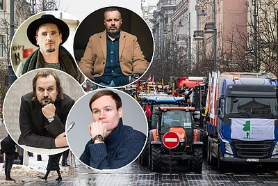 Sukilusiems ūkininkams – kritikos rykštės ir palaikymas: miestelėnai nuščiuvo lyg ateivius pamatę