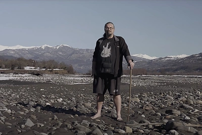 Ironvyto ir Aleksandro Makejevo dainos klipo filmavimo akimirka / Stop kadras