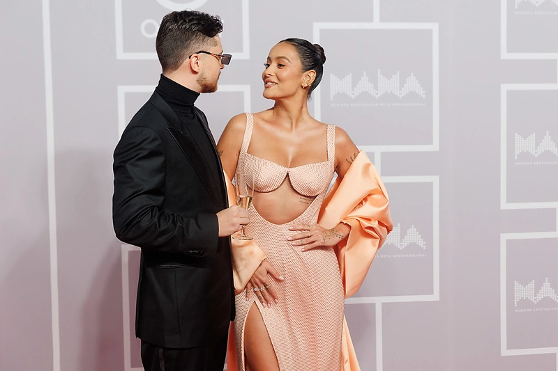 Dominykas Ježerys - OG Version ir Karolina Meschino / Teodoro Biliūno / BNS nuotr.