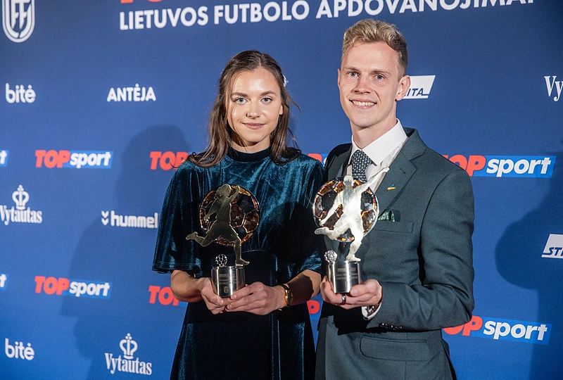 Liucija Vaitukaitytė ir Justas Lasickas / Teodoro Biliūno / BNS nuotr.