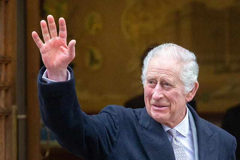 Britų karalius Karolis III paleika ligoninę / Vida Press nuotr.