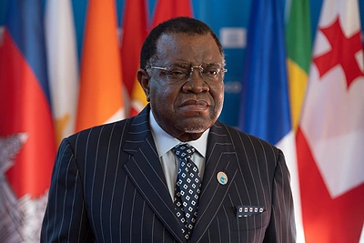 Mirė Namibijos prezidentas Hage Geingobas