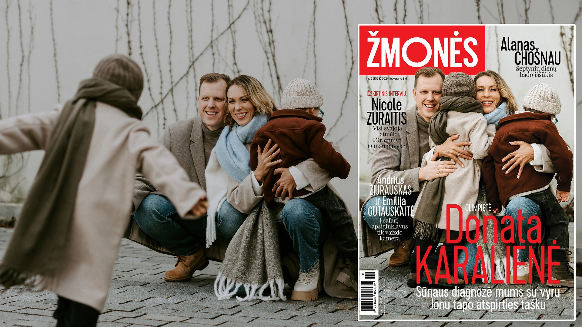 Donata Karalienė su šeima / „Dobiliuko Foto“ nuotrauka