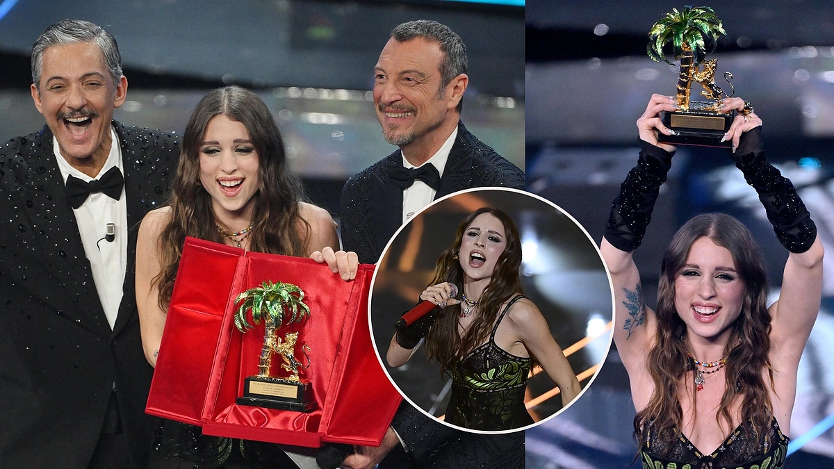 Angelina Mango – Sanremo muzikos festivalio 2024 nugalėtoja / Scanpix nuotr.