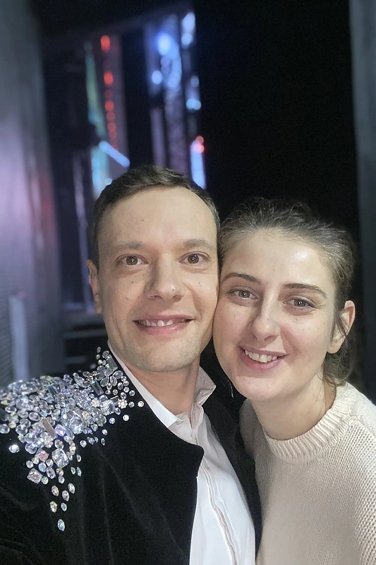 Anatolijus Oleinikas su žmona Inga / Asmeninio albumo nuotr.