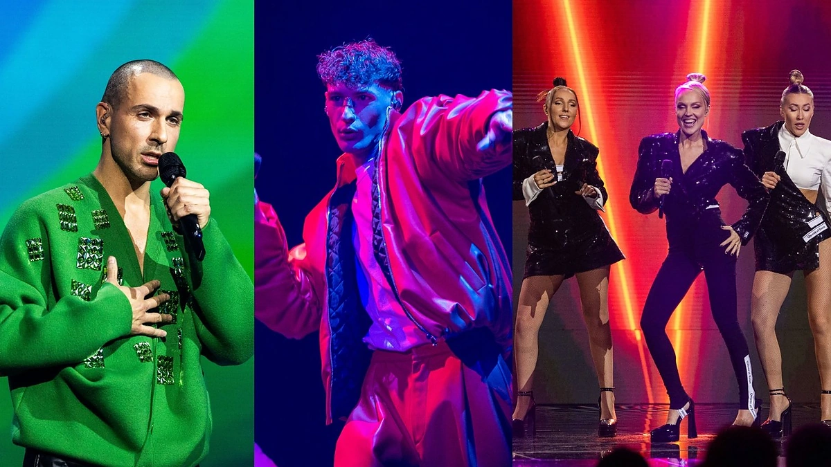 Nacionalinės „Eurovizijos“ finalininkai / Skirmantas Lisauskas/ BNS nuotr.