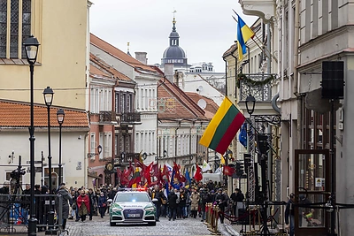 Šventinė jaunimo eisena „Lietuvos valstybės keliu“ / Irmanto Gelūno / BNS nuotr.