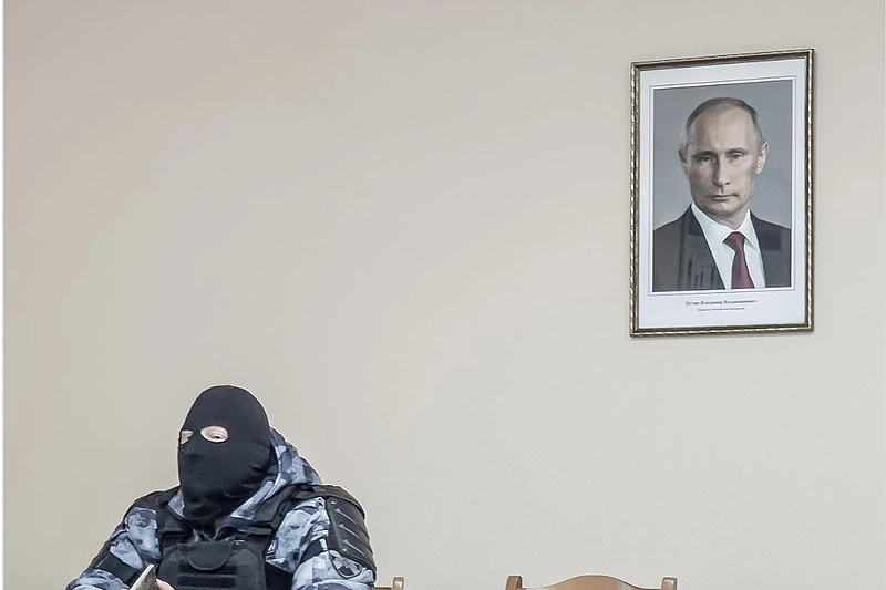 D.Markovo fotografija, padaryta po jo sulaikymo, tapo A.Navalno persekiojimo simboliu / D.Markovo nuotrauka