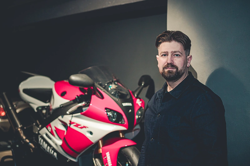 Marijus Aukštikalnis. „Baltic Motorcycle Driving Academy“ nuotr. / Saulius Kutkaitis nuotr.