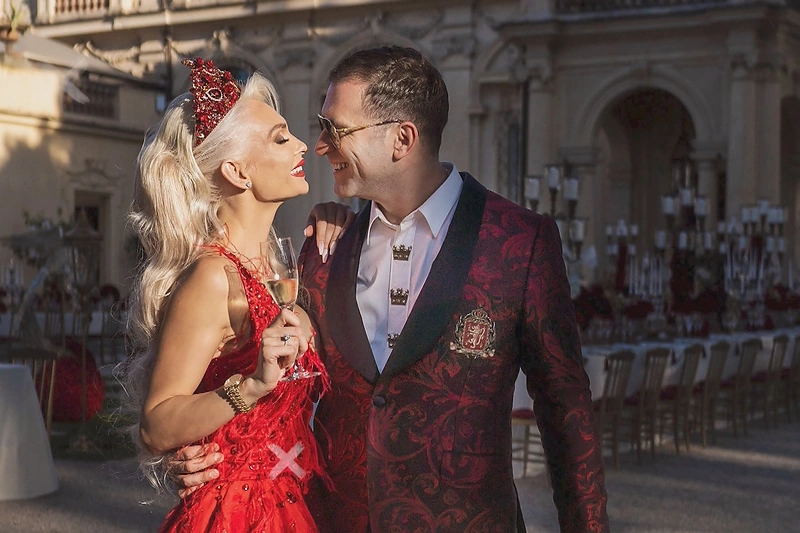 Sandra Skorupskaitė su vyru / LNK nuotr.