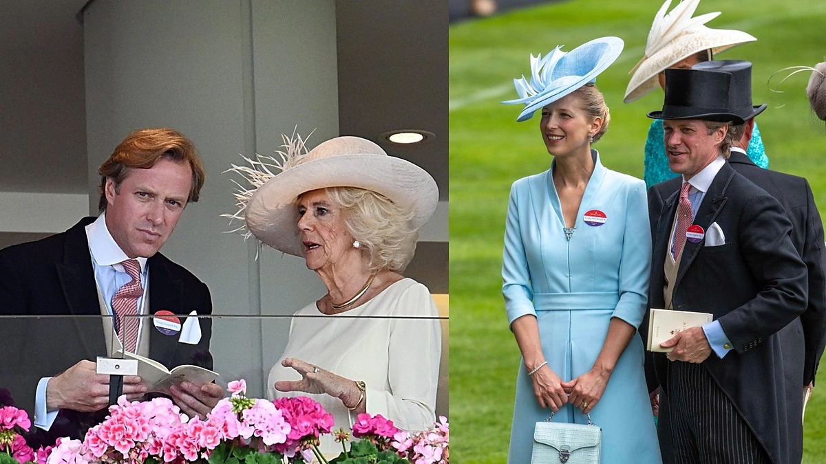 Thomas Kingstonas su karaliene konsorte Camilla ir ledi Gabriella / Vida Press nuotr.