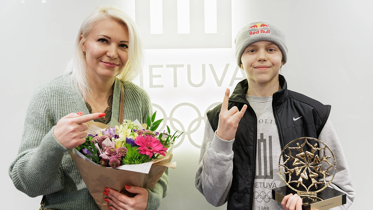 LTOK apdovanojo kilnaus sportinio elgesio laureatus. Dominika Banevič ir Alina Banevič / Elvio Žaldario nuotr.