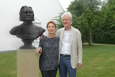 Mūza Rubackytė ir Alainas Golay / Asmeninio archyvo nuotr.
